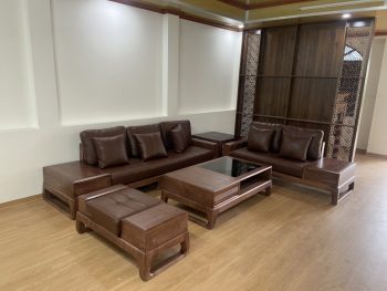 Bộ Sofa phòng khách đùi gà mẫu hot 2024